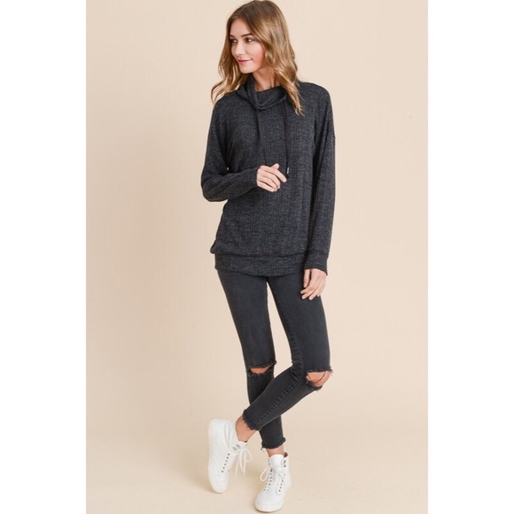 Andy Drawstring Cowl-neck Sweater - Picture 2 of 5